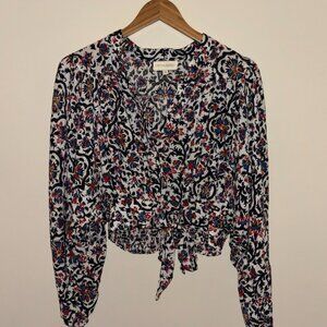 Cynthia Rowley Colorful Floral Top